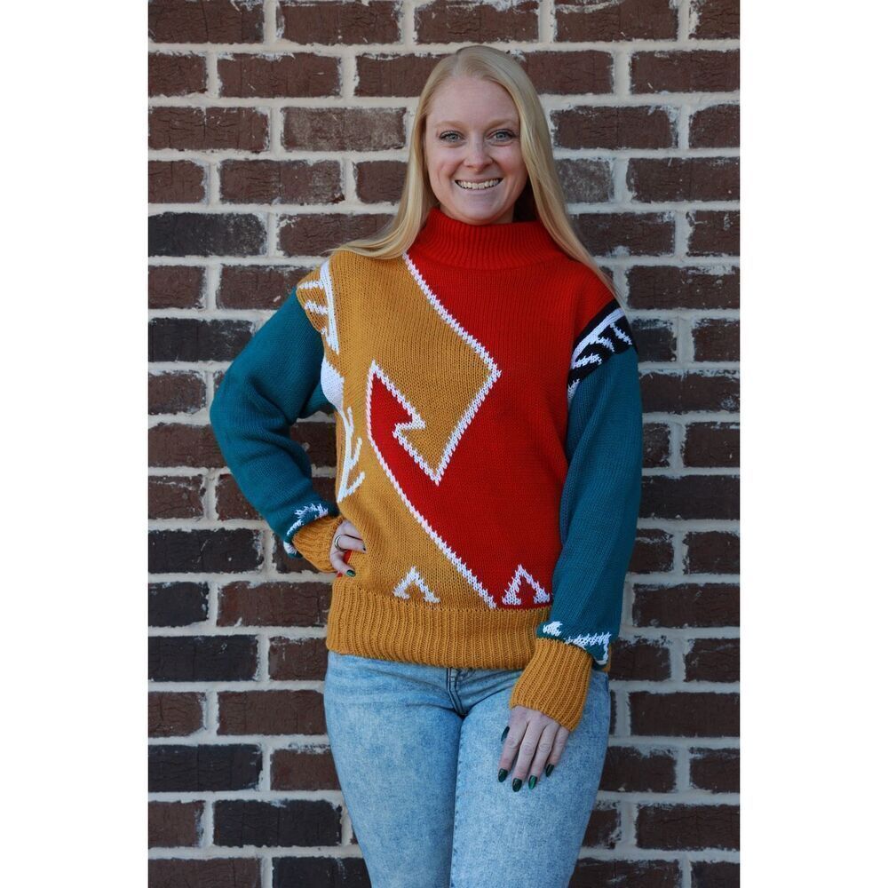 Vintage Courtney Rhodes 1980’s / 1990’s Retro Sweater Size Small